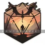 kuva on linkki tuotesivulle: Staredown D20 Sticker