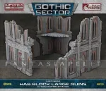 kuva on linkki tuotesivulle: Gothic Sector: Castograd Hab Block Big Ruins (x3)
