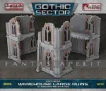 kuva on linkki tuotesivulle: Gothic Sector: Castograd Warehouse Big Ruins (x3)