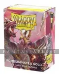 kuva on linkki tuotesivulle: Dragon Shield: Matte Dual Sleeves Pomegranate & Gold (100)