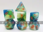 kuva on linkki tuotesivulle: Scratched Clouds RPG Dice Set (7)