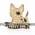 kuva on linkki tuotesivulle: Alternative Alignments Enamel Pin: Petty Evil