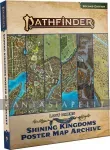 kuva on linkki tuotesivulle: Pathfinder 2nd Edition: Lost Omens -Shining Kingdoms Poster Map Archive