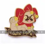 kuva on linkki tuotesivulle: Alternative Alignments Enamel Pin: Chaotic Stupid