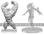 kuva on linkki tuotesivulle: Pathfinder Deep Cuts Unpainted Miniatures: Living Landslide & Living Wildfire (2)