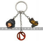 kuva on linkki tuotesivulle: Borderlands 4: Vex & Rafa Keychain