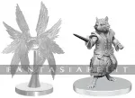 kuva on linkki tuotesivulle: Pathfinder Deep Cuts Unpainted Miniatures: Procyal (Raccoon Agathion) & Zoaem (Ring Archon) (2)