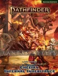 kuva on linkki tuotesivulle: Pathfinder 2nd Edition: Lost Omens -Cheliax, Infernal Inheritance (HC)