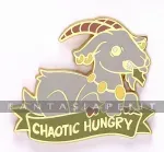 kuva on linkki tuotesivulle: Alternative Alignments Enamel Pin: Chaotic Hungry Goat