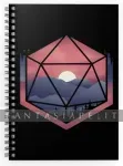 kuva on linkki tuotesivulle: Mountain D20 Spiral Notebook