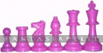Chaos Chess: Purple Chess Set with Extra Queen & Bag