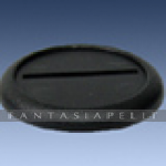 40mm Black Round Plastic Bases (5)