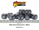 Bolt Action: Orders Dice Black