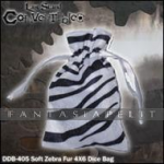 Dice Bag: Zebra Fur 4x6 (noppapussi)