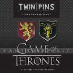 Game of Thrones: Twin Pins -Lannister and Greyjoy Sigils