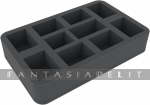 50 mm (1.96 inches) half-size foam tray for 10 Shadespire miniatures