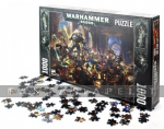 Warhammer 40K Puzzle: Guilliman vs Black Legion (1000 pieces)
