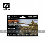 WWII Paint Set British Armour & Infantry