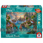 Disney Puzzle: Thomas Kinkade -Peter Pan (1000 pieces)