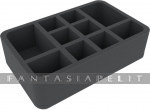 70 mm Half-Size Foam Tray with 10 Compartments