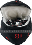 Dungeons & Dragons: Black and Red D20 Dice Bag