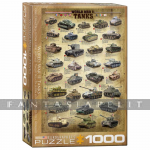 World War II Tanks Puzzle (1000 pieces)