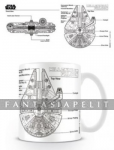 Star Wars: Millennium Falcon Sketch Mug