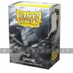 Dragon Shield Matte Dual Sleeves: Snow (100)