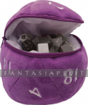 D20 Plush Dice Bag: Purple (6,5 Inches)