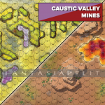 BattleTech: Battlemat R -Alien Worlds, Caustic Valley/Mines