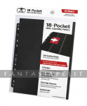 Ultimate Guard 18-Pocket Pages Side-Loading Black (10)