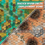 BattleTech: Battlemat F -Tukayyid, Racice River Delta/Deployment Zone