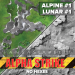 BattleTech: Battlemat K -Alpha Strike, Alpine/Lunar