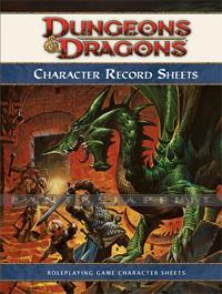 D&D 4: Character Record Sheets 4th Edition