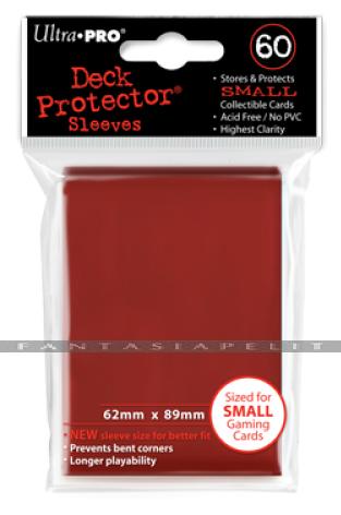 Deck Protector: Small Red Sleeves (60) (Yu-Gi-Oh! Size)