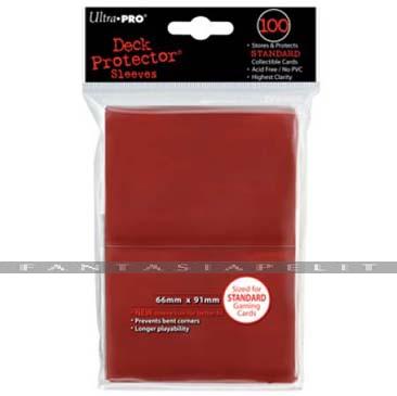Deck Protector: Standard PRO Gloss Red (100)