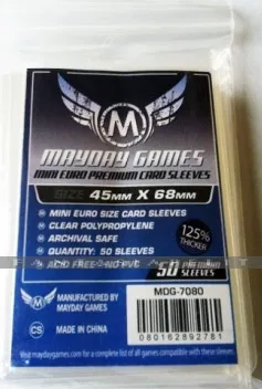 mayday mini euro card sleeves Games Sleeve 45 MM X 68 MM pack of 100 : Toys & Games Mayday 100 Clear Mini European Card Sleeves 45 x 68mm Spiral Galaxy Toys MayDay Games Mini Euro Card