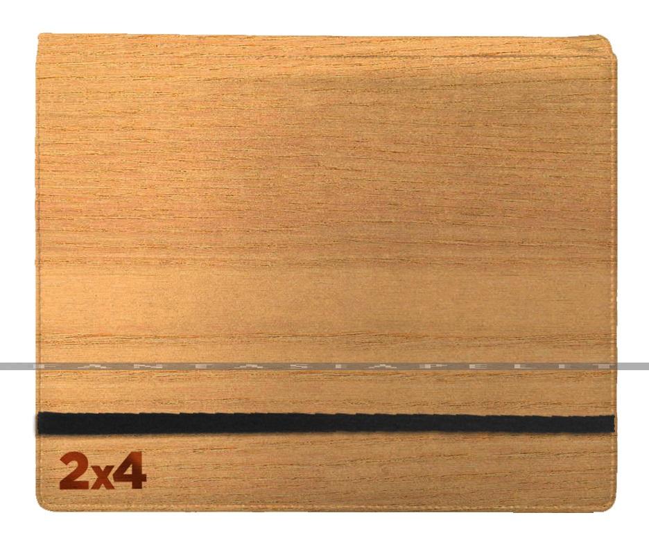 8 Pocket Binder (2x4): Wood Grain