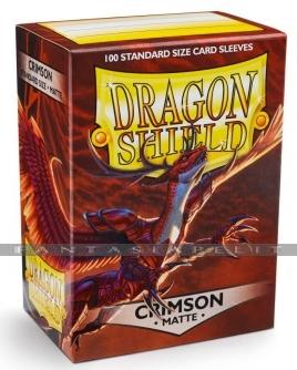 Dragon Shield: Matte Sleeves Crimson (100)