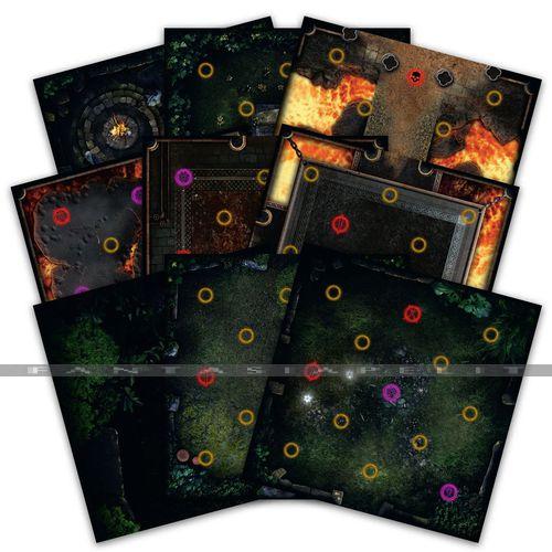 Dark Souls Board Game: Darkroot Basin and Iron Keep Tile Set