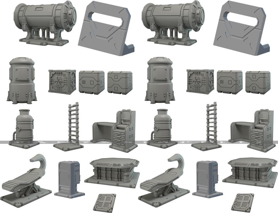 Terrain Crate: Space Station Scenery