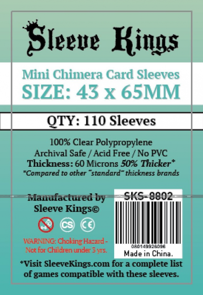Sleeve Kings Mini Chimera Card Sleeves (43x65mm) (110)
