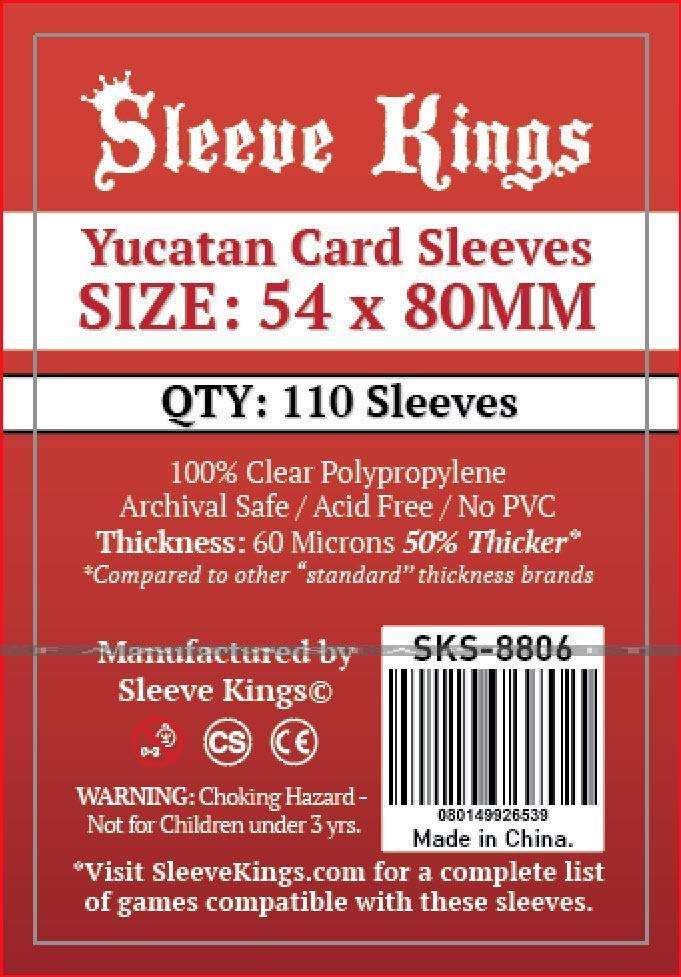 Sleeve Kings Yucatan Card Sleeves (54x80mm) (110)
