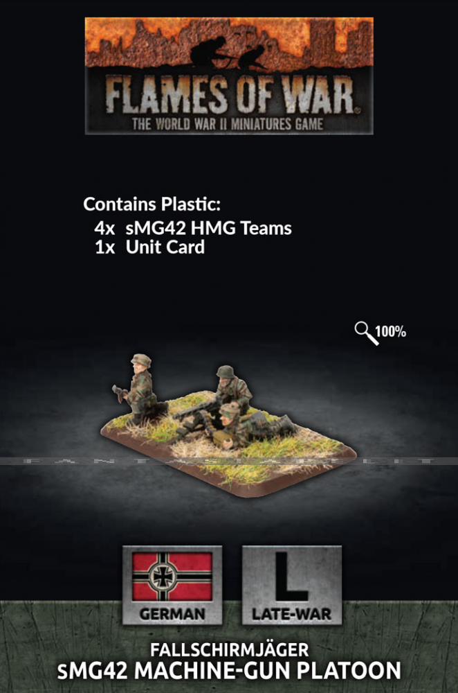 Fallschirmjager HMG Platoon (Plastic)
