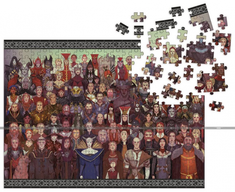 Dragon Age: Cast of Thousands Deluxe Puzzle (1000 pieces)