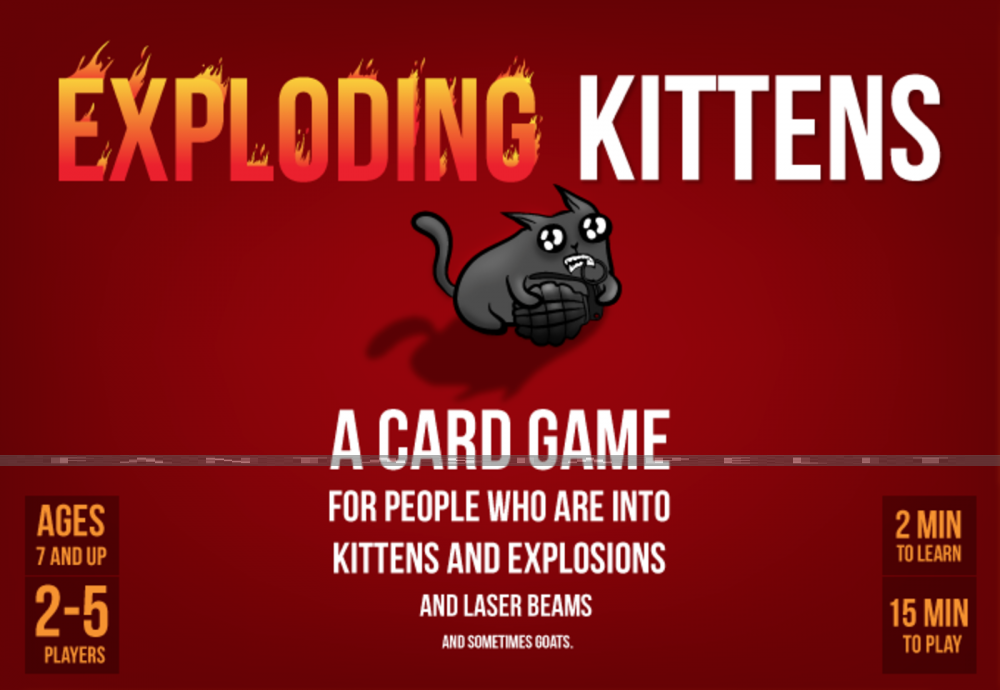 Exploding Kittens Original Edition (säännöt suomeksi)