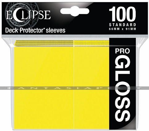 Deck Protector Standard: Eclipse Pro-Gloss Lemon Yellow (100)