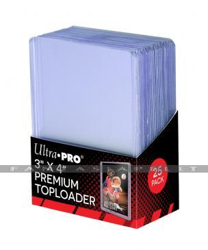 Toploader: 3x4 Inch Clear Premium (25)