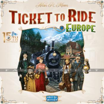 Ticket to Ride Europe 15th Anniversary (suomeksi)