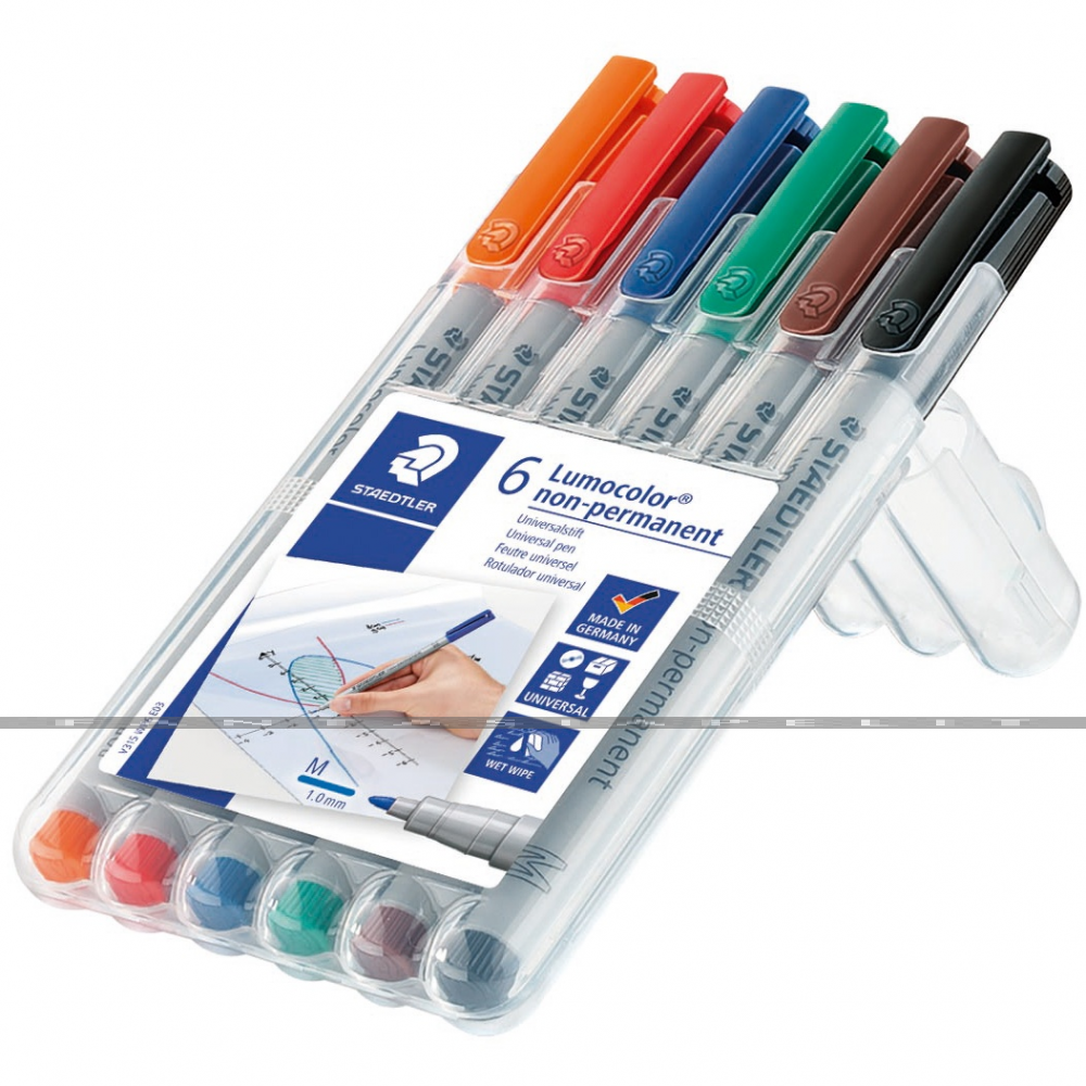 Water Soluble Markers: 6-pack